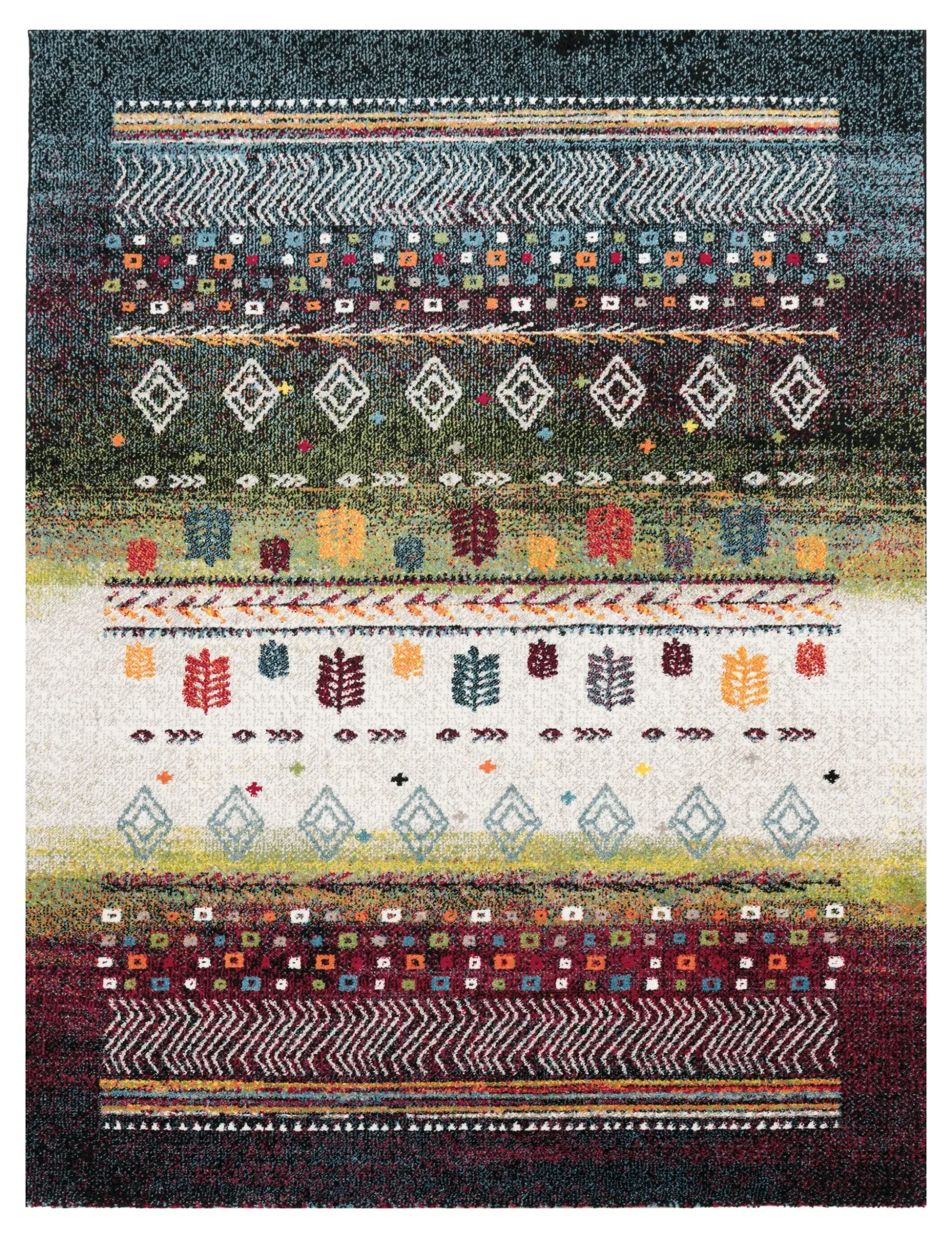 Nomad Gabbeh Rug - Multicolored image