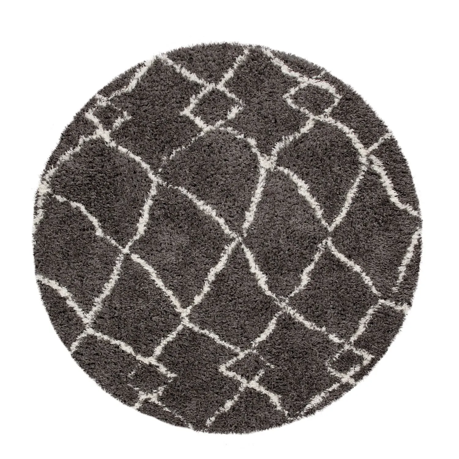 Oregon High-Pile Cotton Rug - Grey product