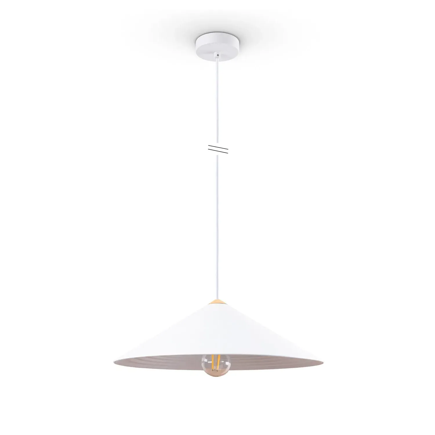 Polina Pendant Light - White, Steel