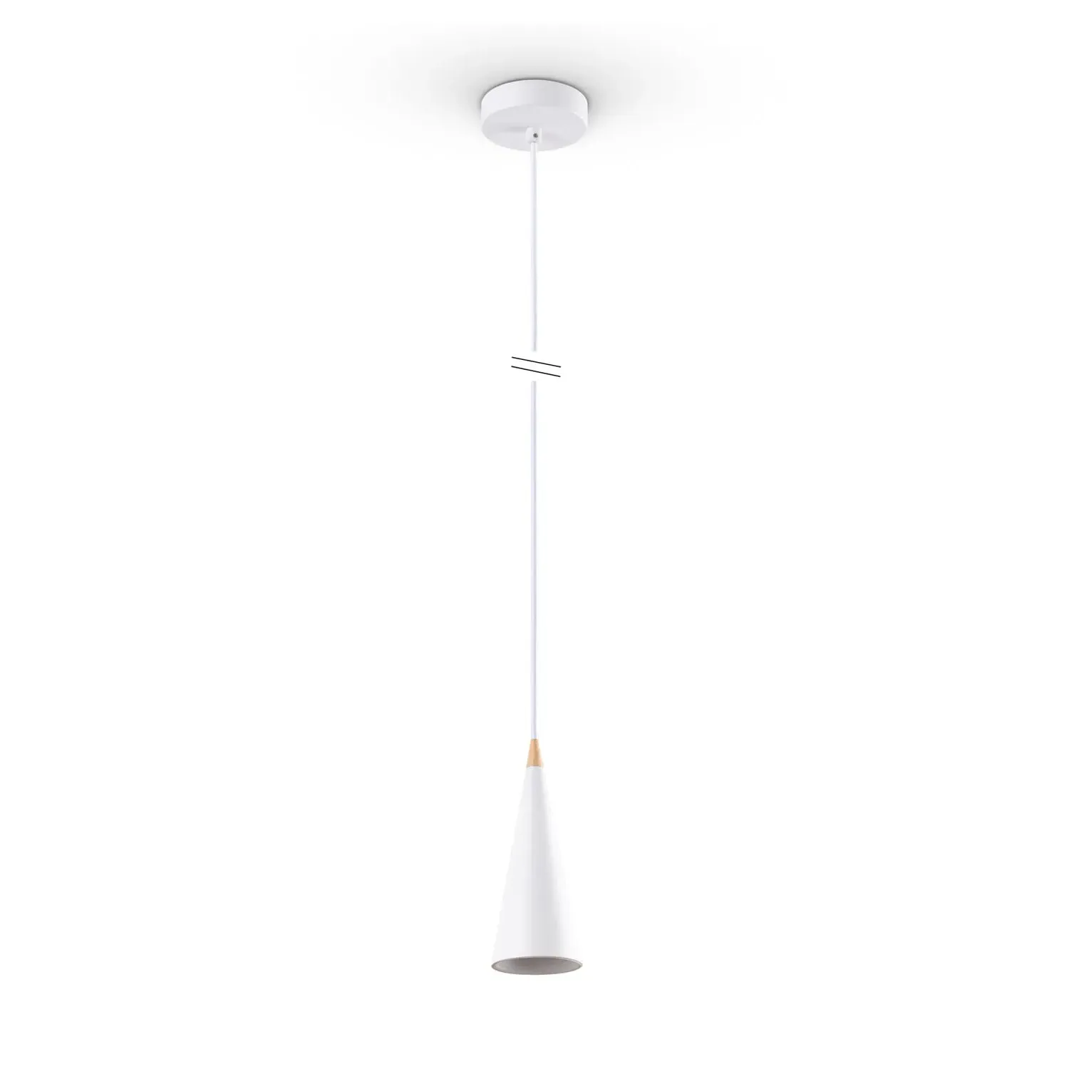 Polina Pendant Light - White, Steel