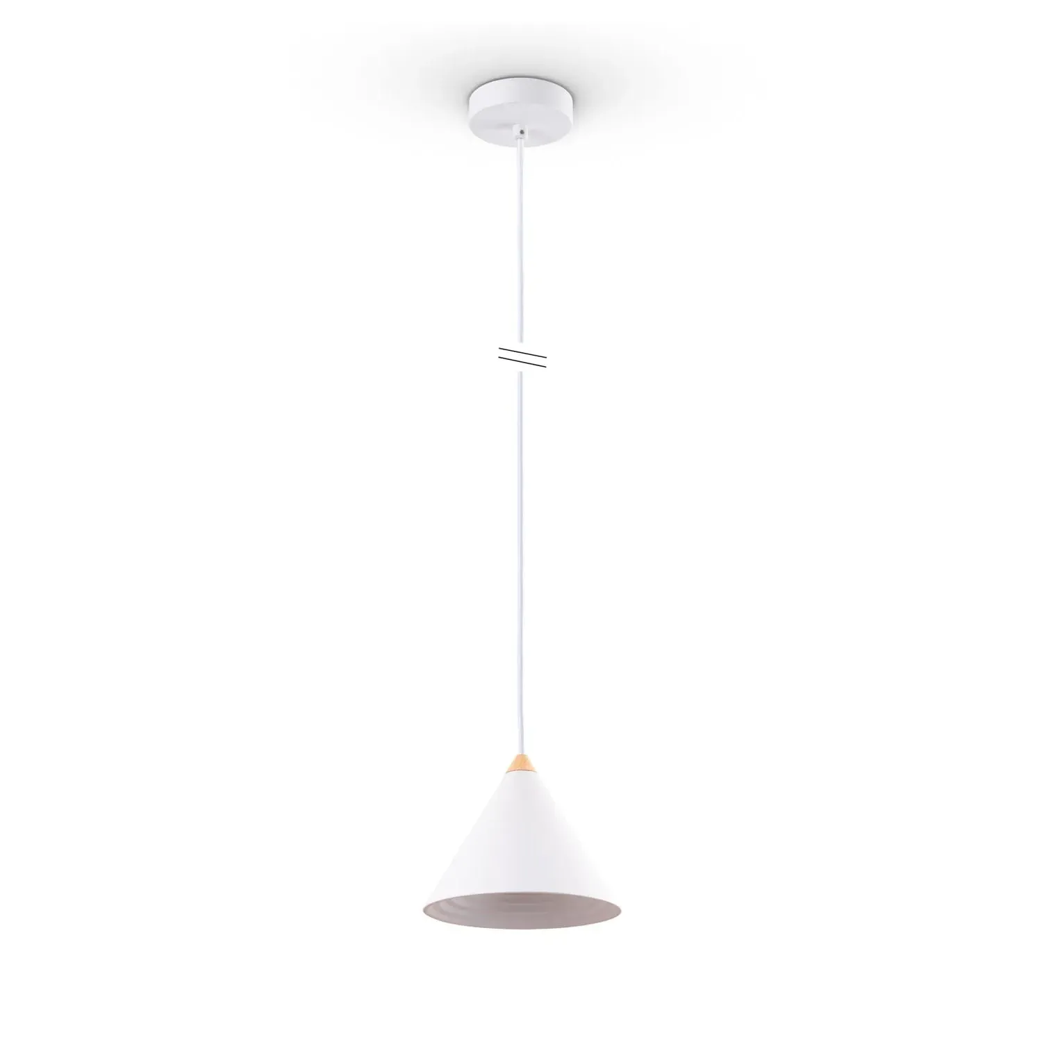 Polina Pendant Light - White, Steel