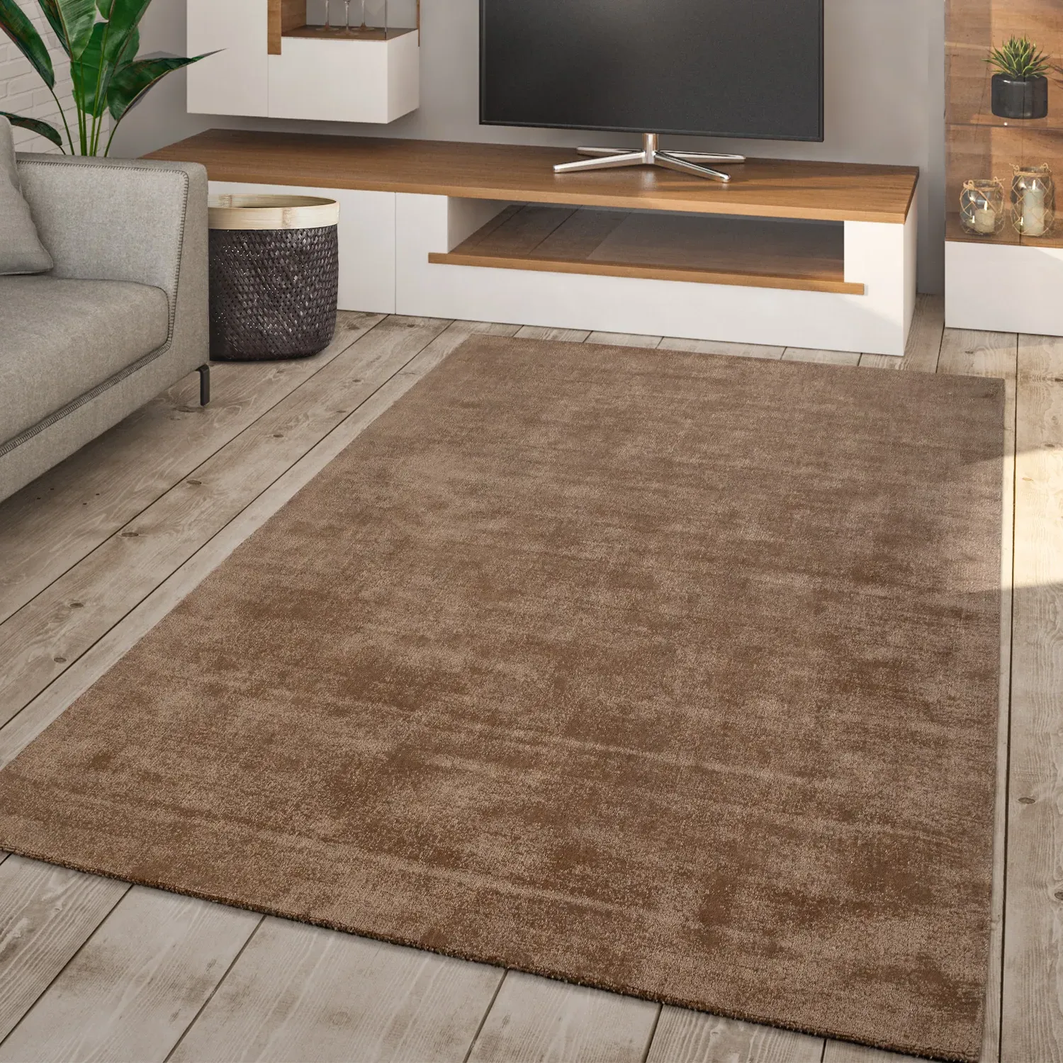 Randora Hand-Woven Rug - Beige image