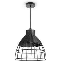 Riha Pendant Light - Black, Steel