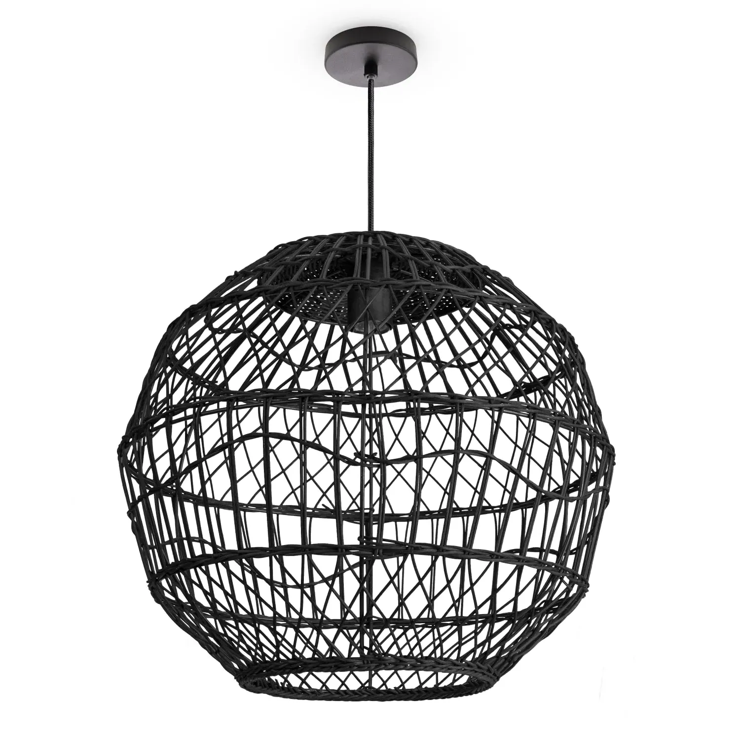 Riha Pendant Light - Black, Steel