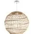 Riha Pendant Light - Cream, Steel