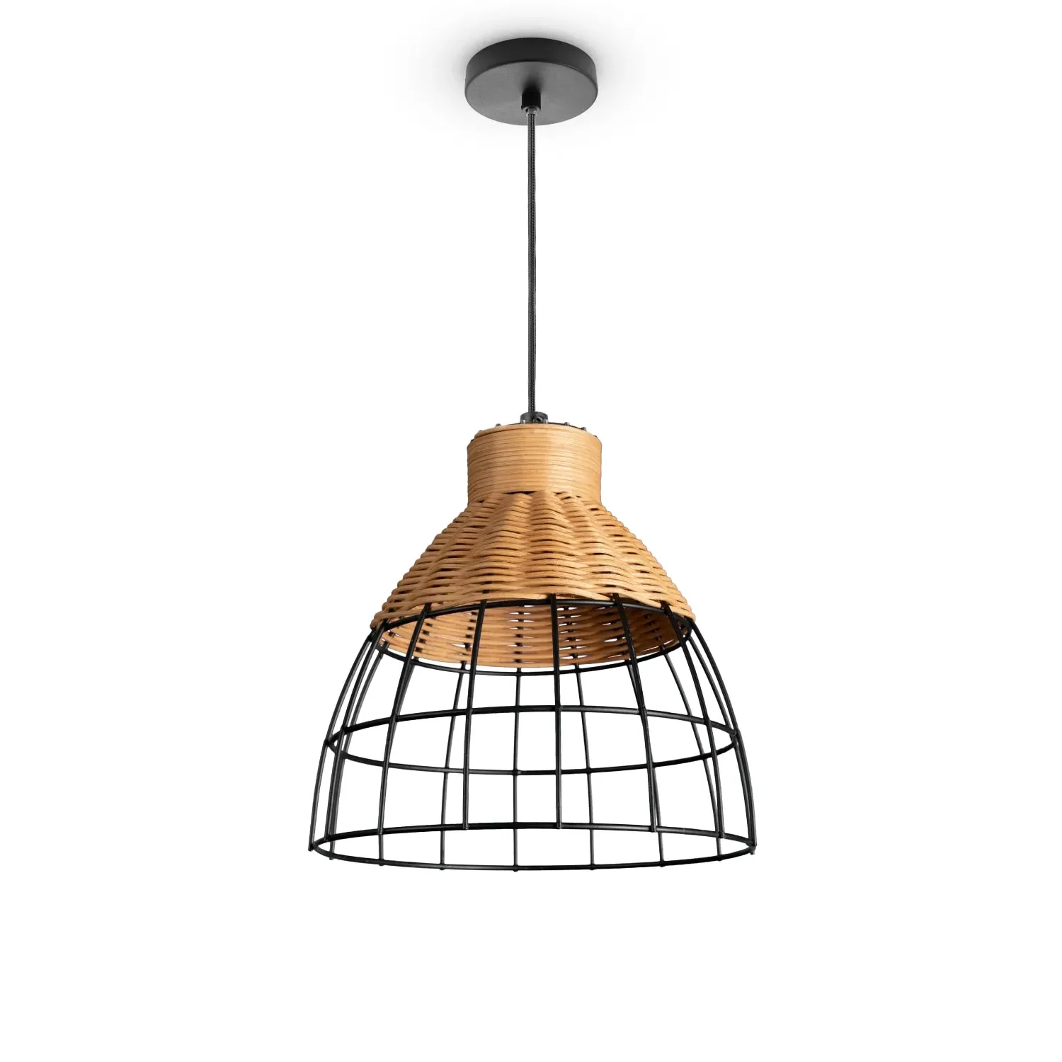 Riha Pendant Light - Nature, Steel