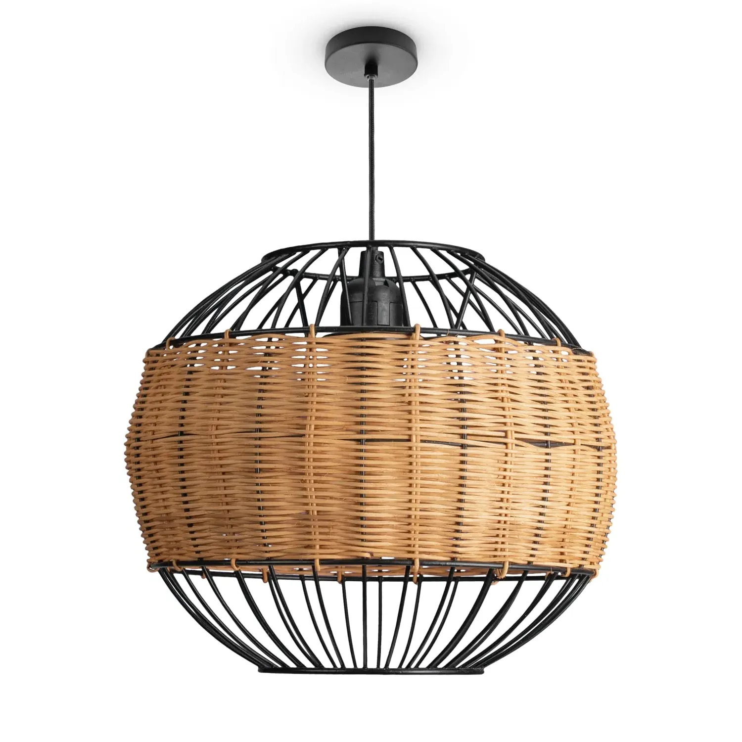 Riha Pendant Light - Nature, Steel