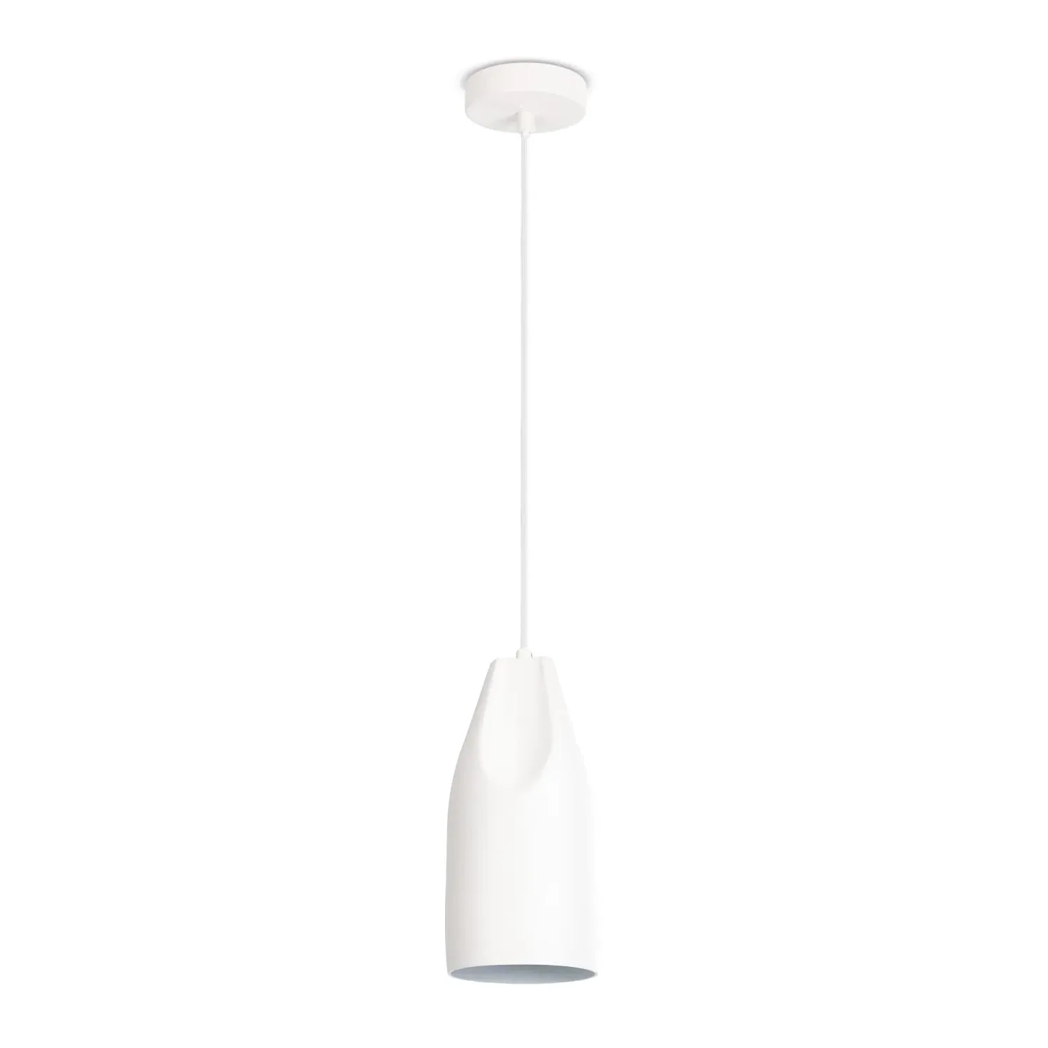 Riley Pendant Light - White, Aluminum