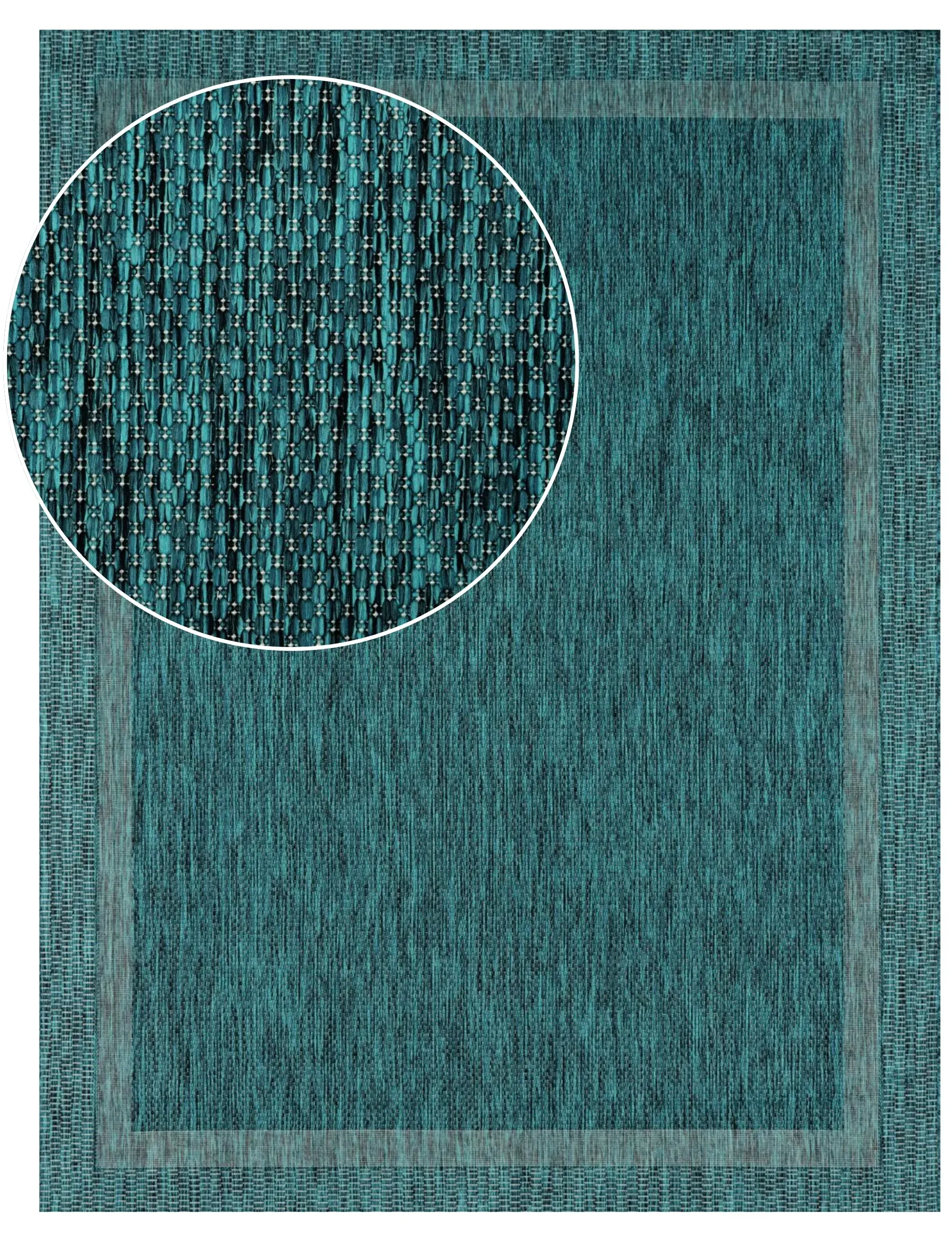 Romana Indoor Outdoor Rug - Turquoise