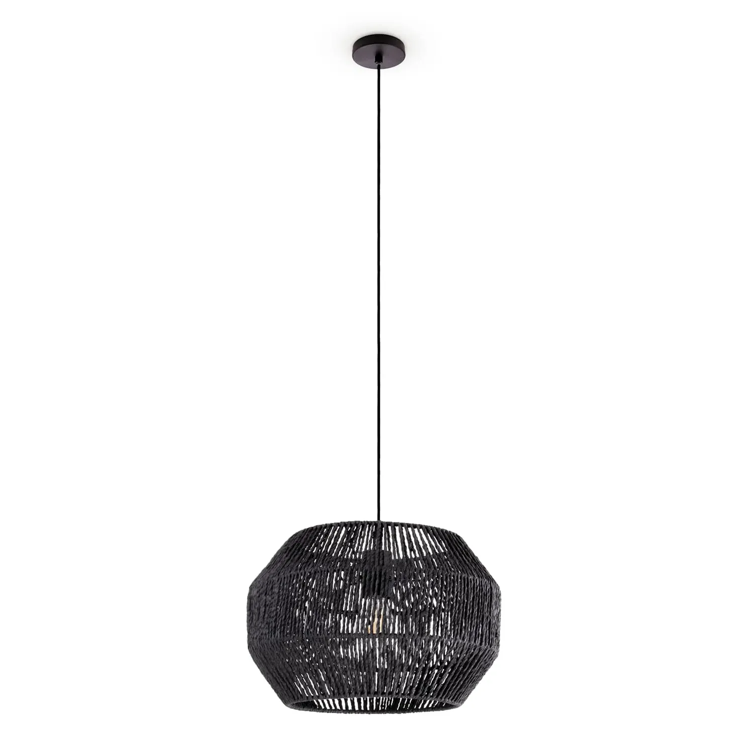 Runa Pendant Light - Black, Aluminum