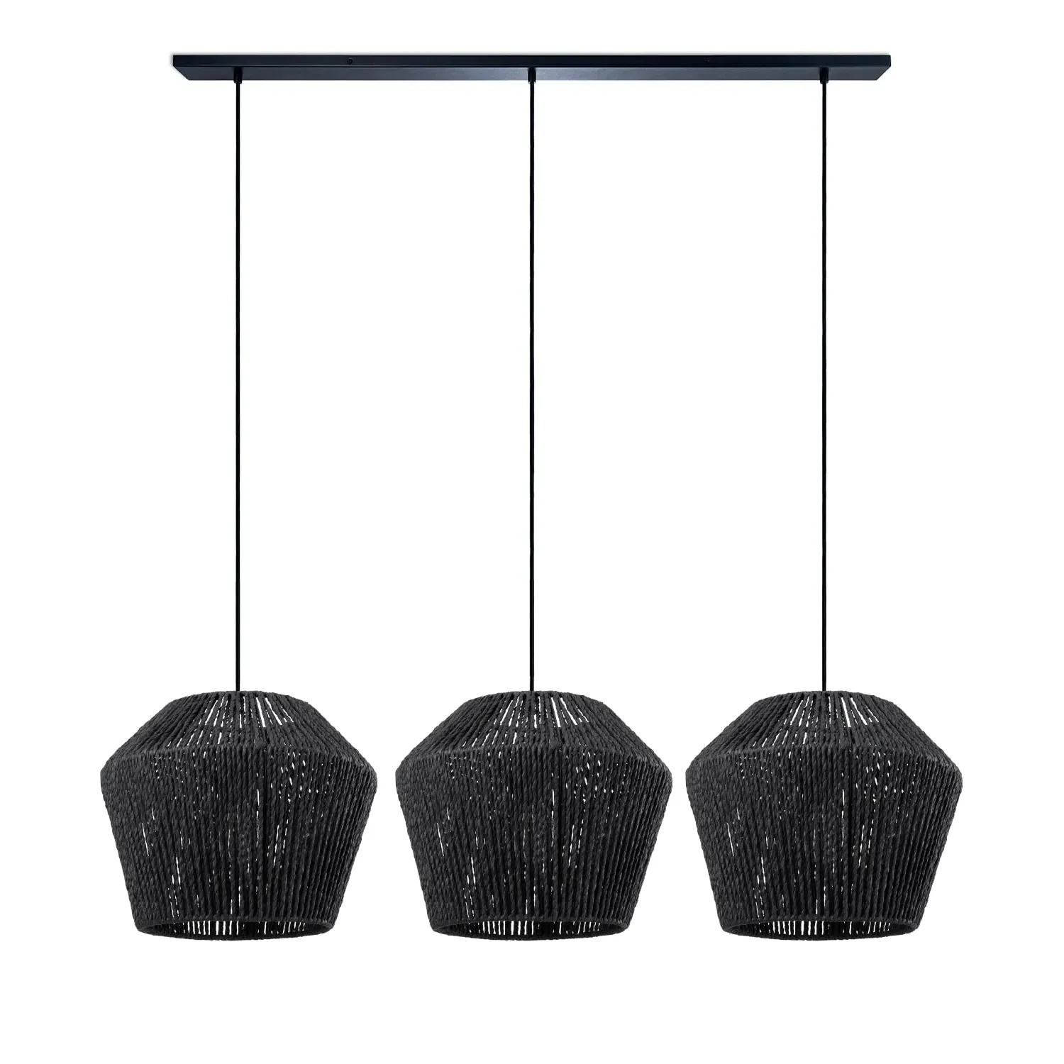 Runa Pendant Light - Black, Aluminum