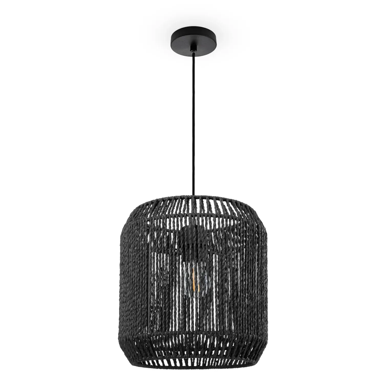Runa Pendant Light - Black, Aluminum