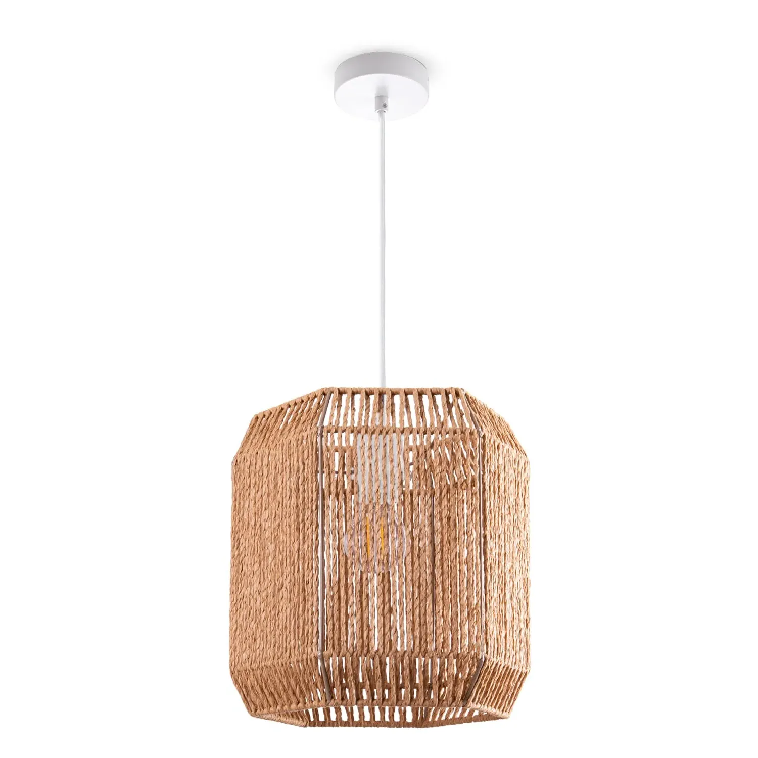 Runa Pendant Light - Off-White, Aluminum
