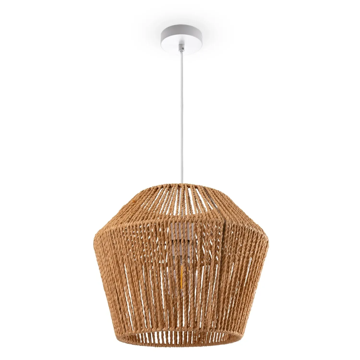 Runa Pendant Light - Off-White, Aluminum
