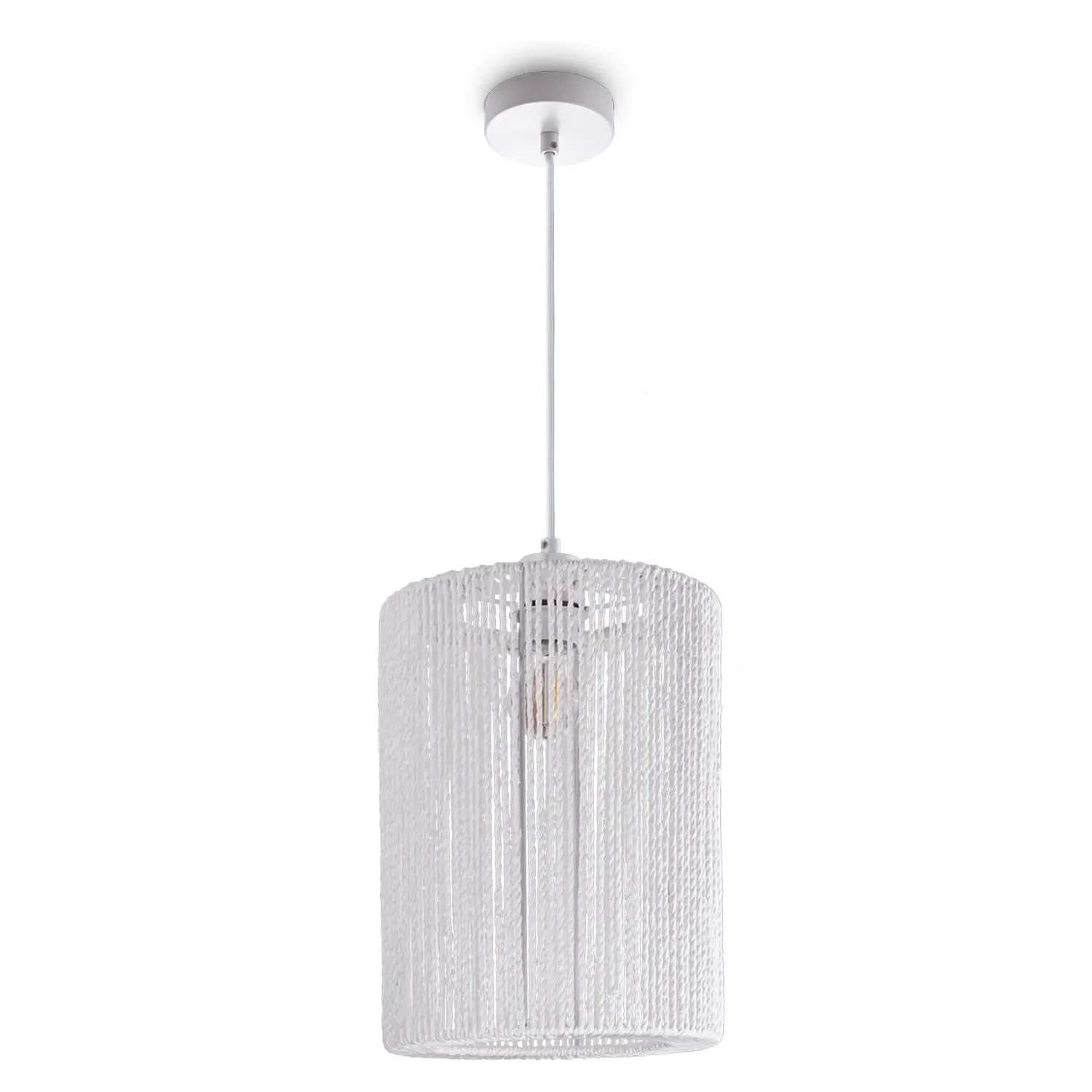 Runa Pendant Light - White, Aluminum