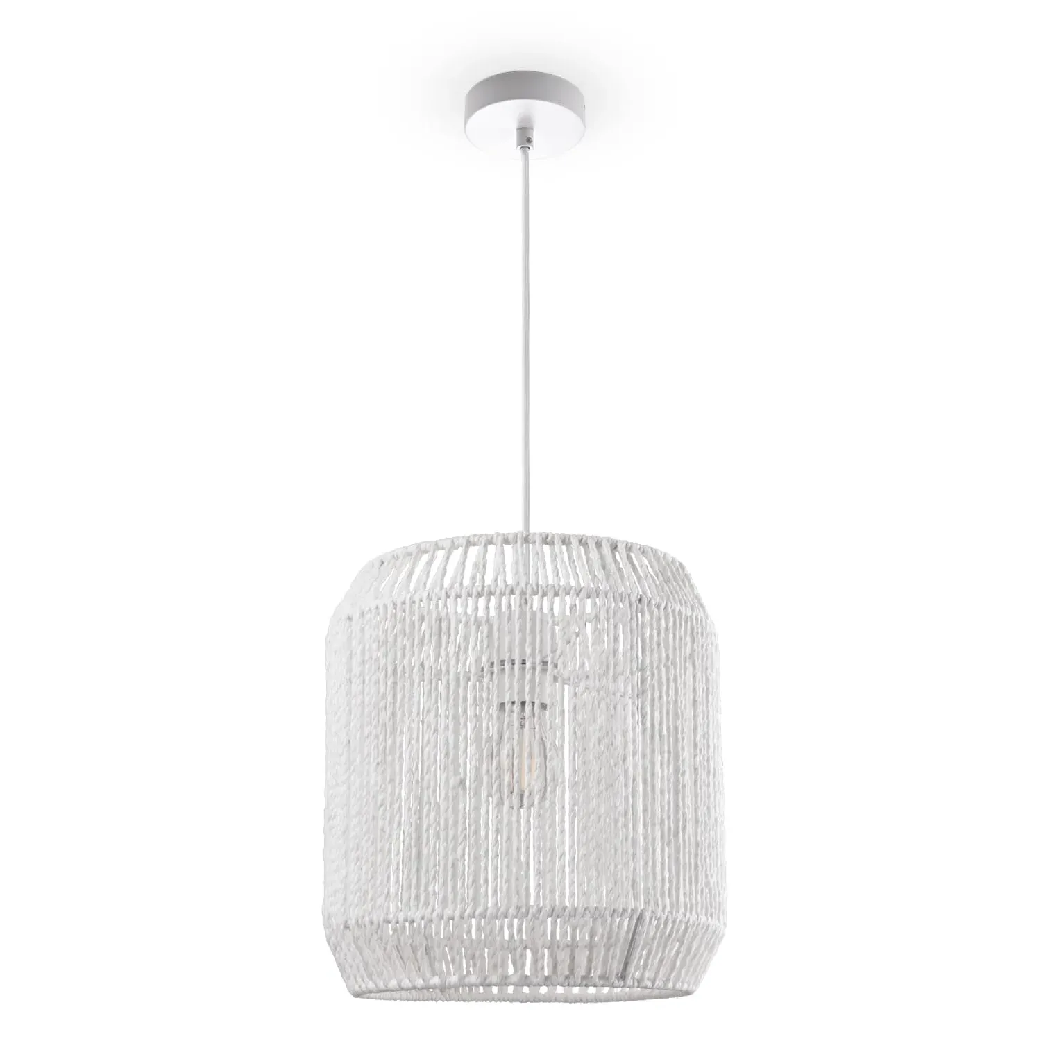 Runa Pendant Light - White, Aluminum