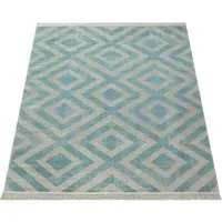 Saga Indoor Outdoor Rug - Blue