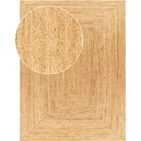 Sakira Braided Rug - Beige, Jute