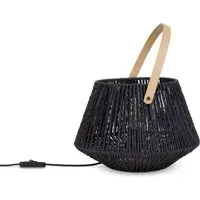 Sepia Table Lamp - Black, Bamboo