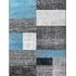 Sinay Geometric Rug - Turquoise