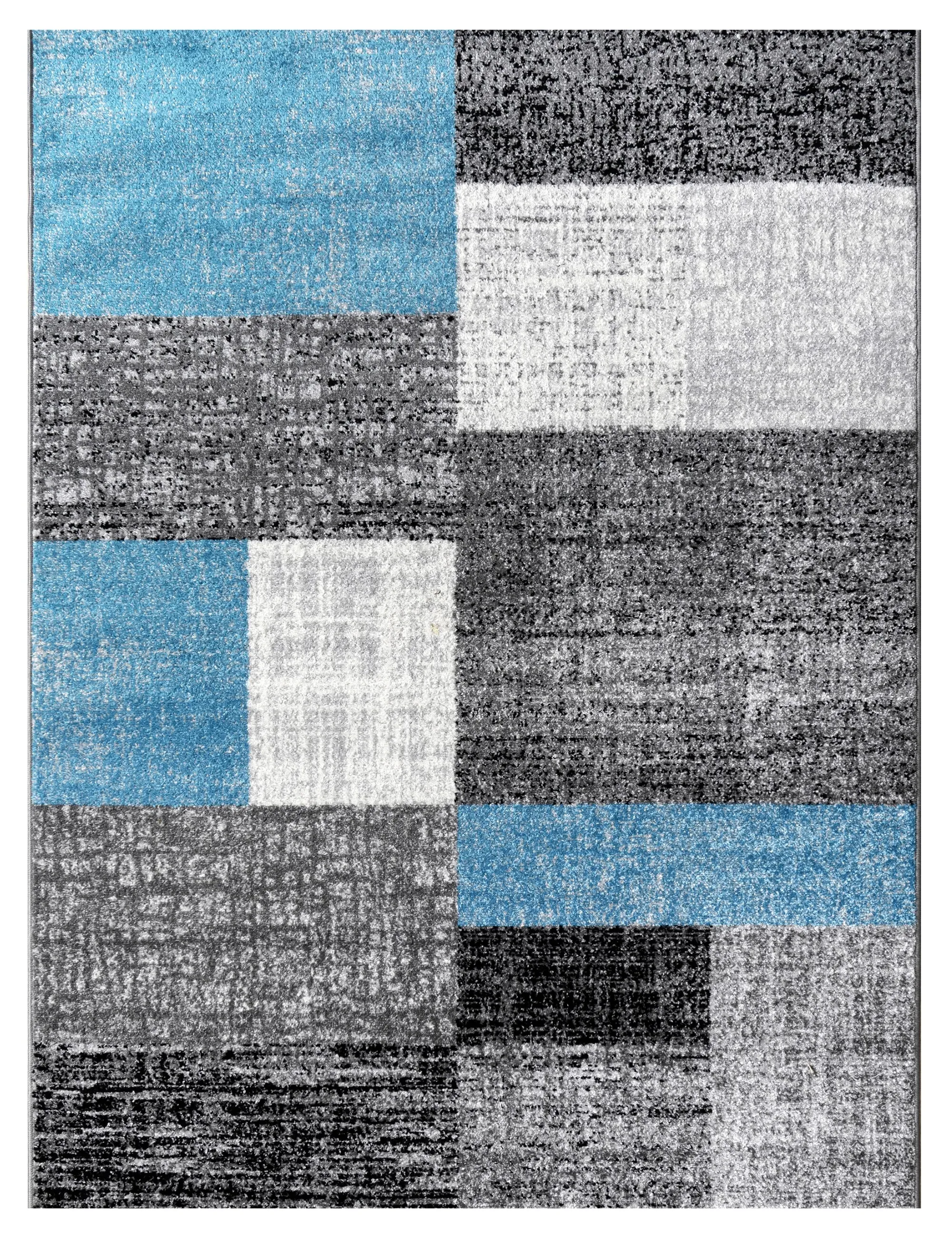 Sinay Geometric Rug - Turquoise