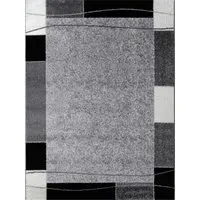 Sinay Short Pile Rug - Grey, Polypropylene