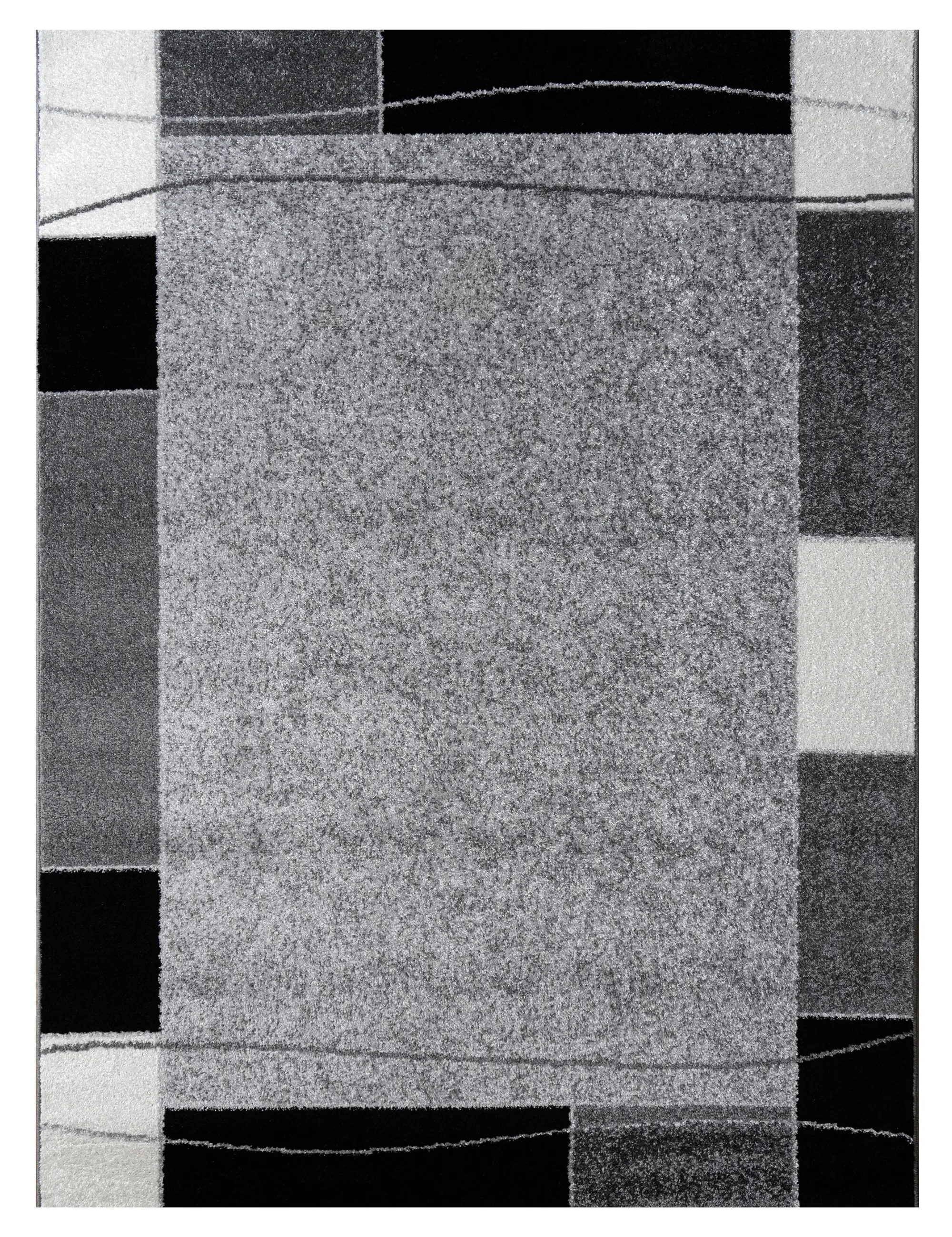 Sinay Short Pile Rug - Grey, Polypropylene image