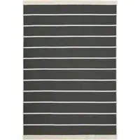 Skyla Reversible Kilim Rug - Anthracite