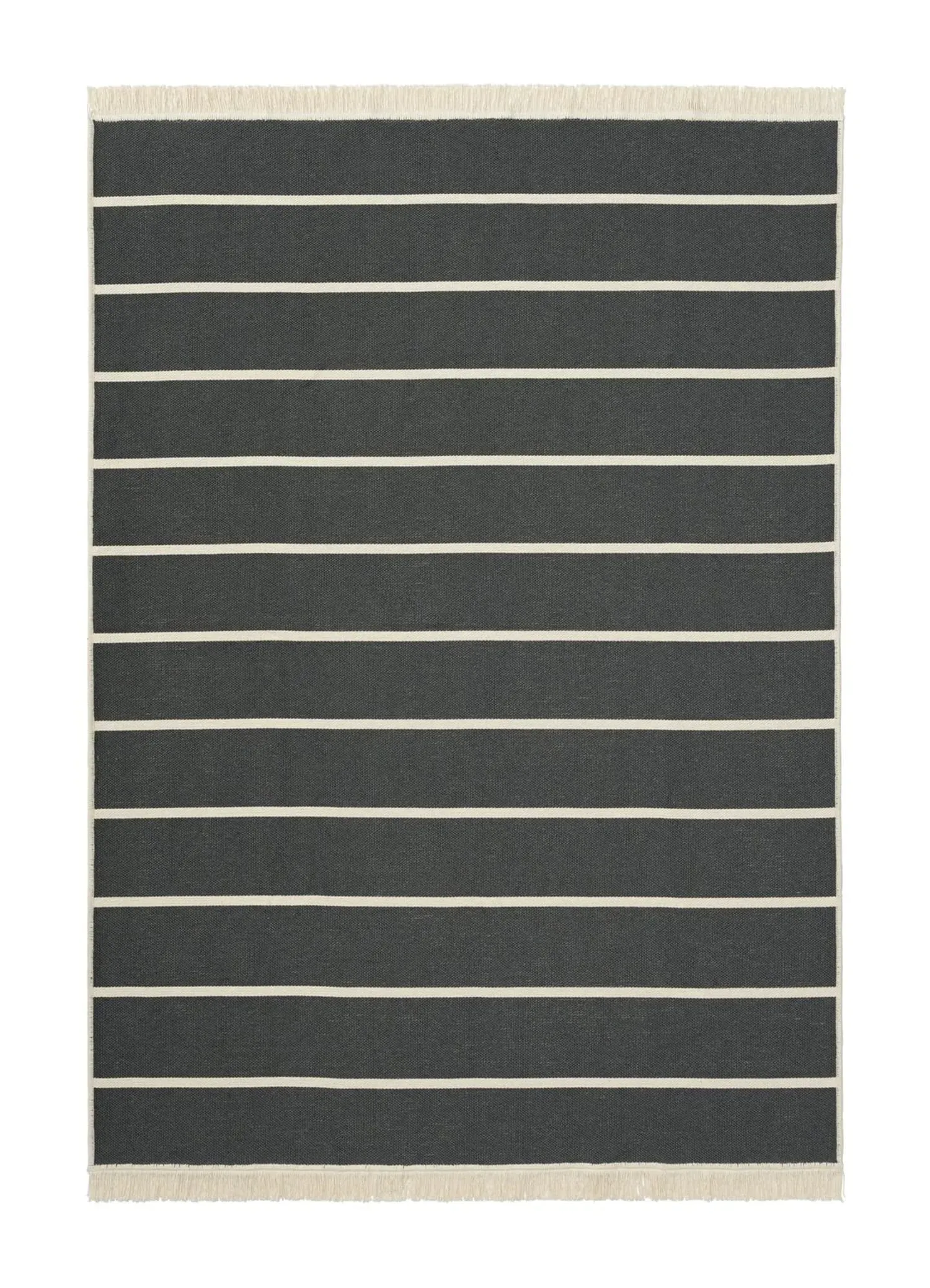 Skyla Reversible Kilim Rug - Anthracite
