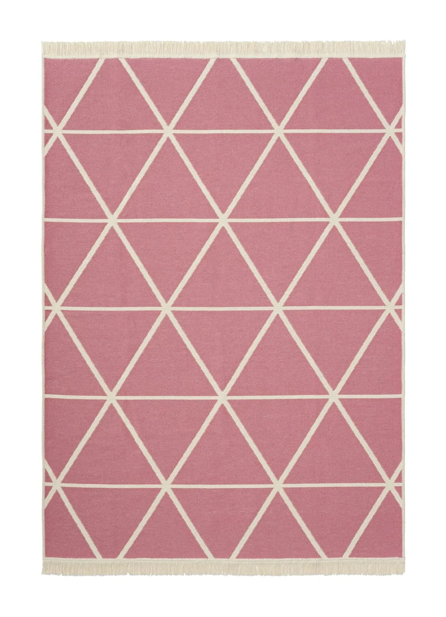 Skyla Reversible Kilim Rug - Pink