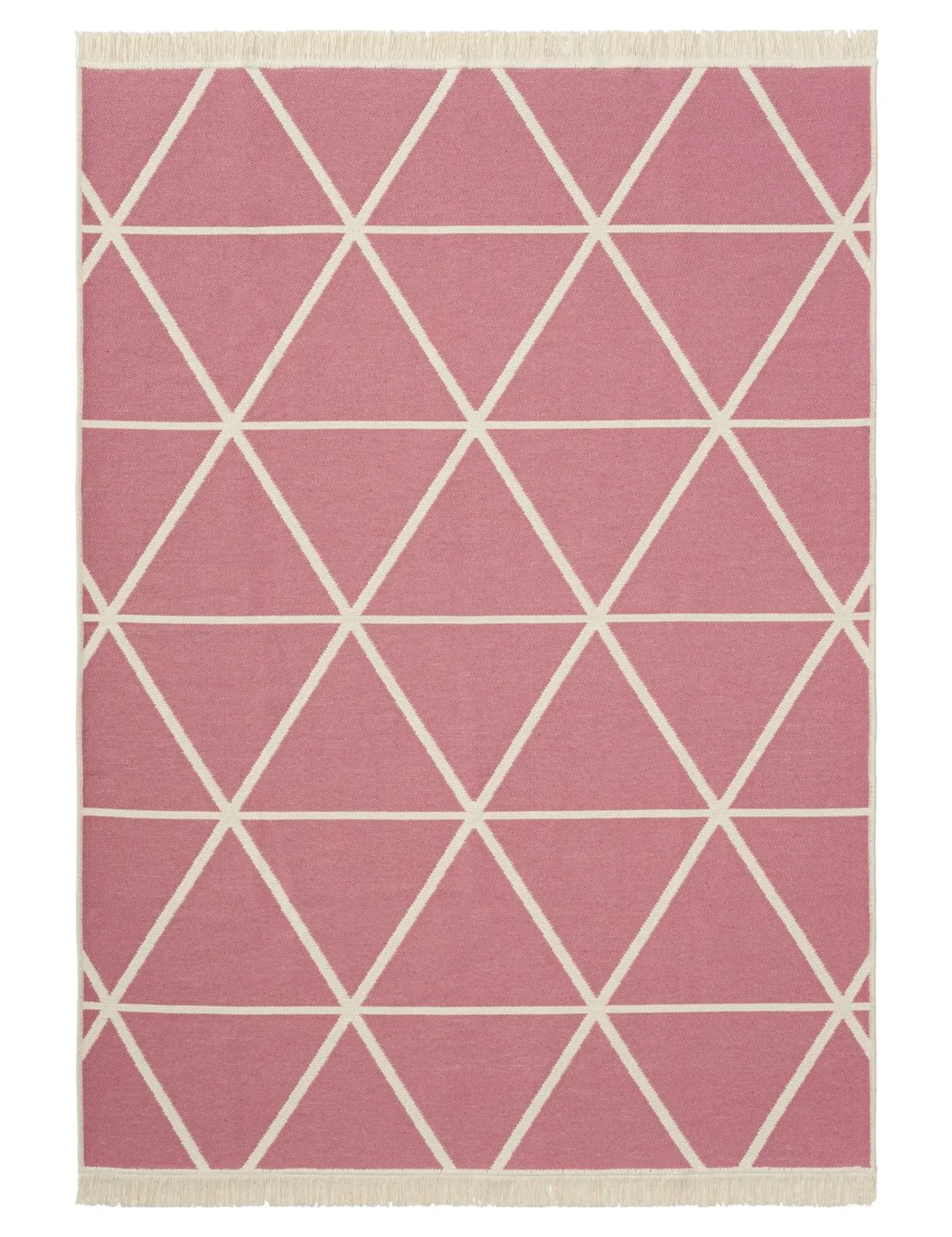 Skyla Reversible Kilim Rug - Pink