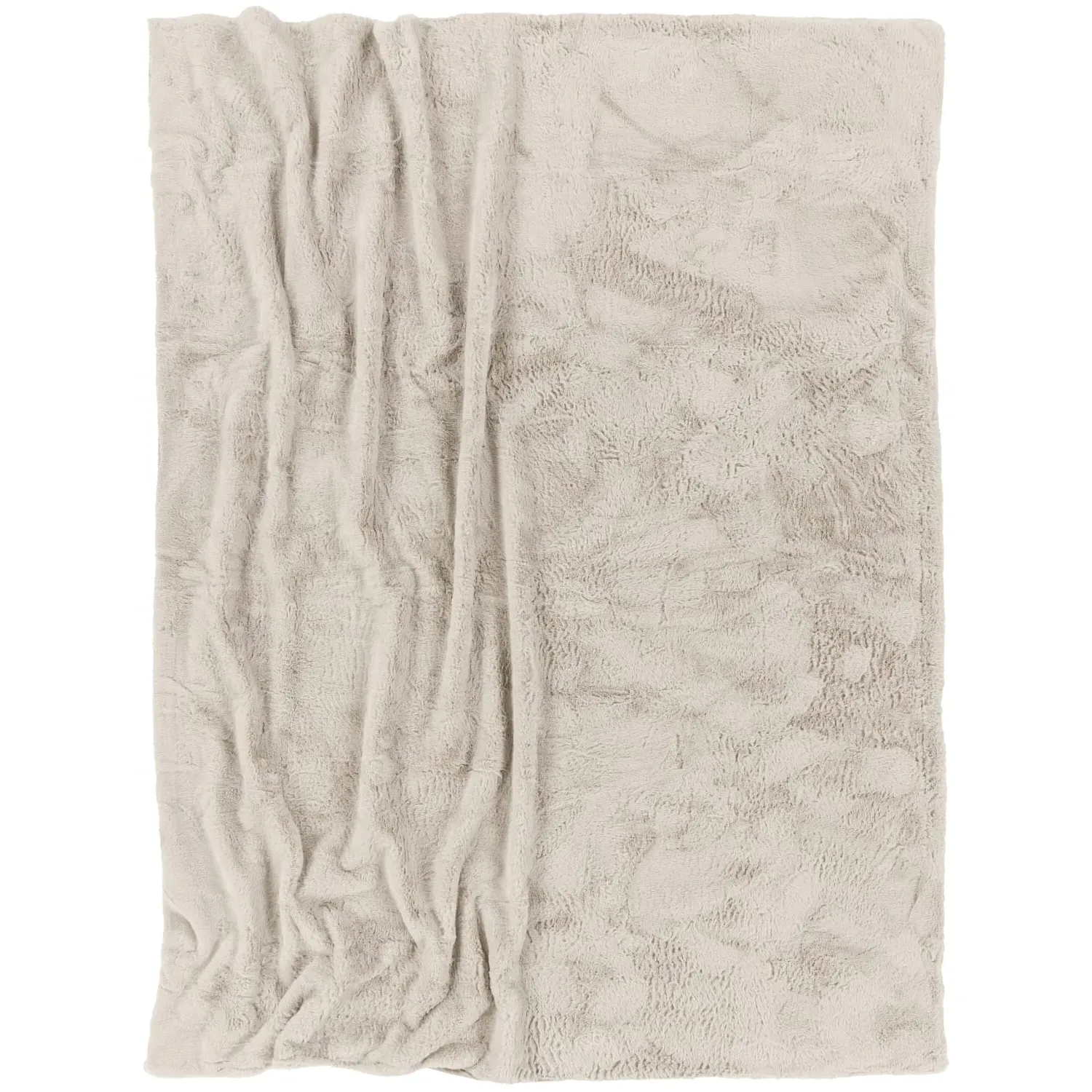 Solina Throw Blanket - Beige, Polyester