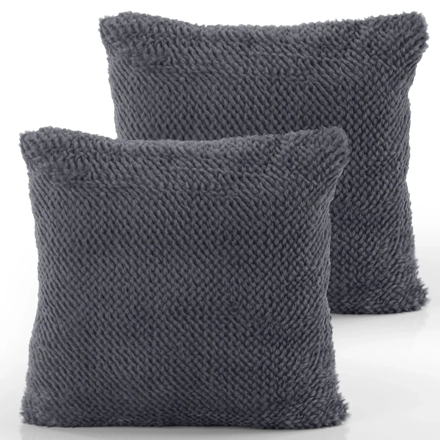 Soraya Cushion Cover - Anthracite, Polyester image