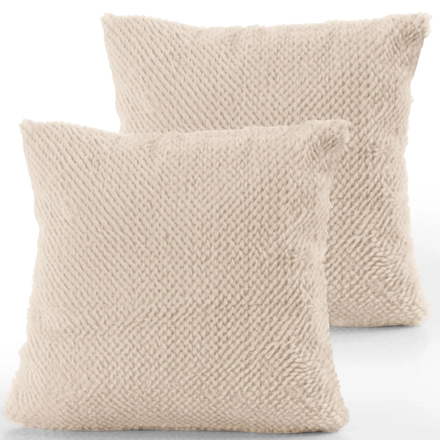 Soraya Cushion Cover - Beige, Polyester