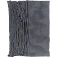 Soraya Throw Blanket - Anthracite, Polyester