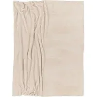 Soraya Throw Blanket - Beige, Polyester