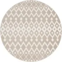 Stylo Indoor Outdoor Rug with Diamond Pattern - Beige