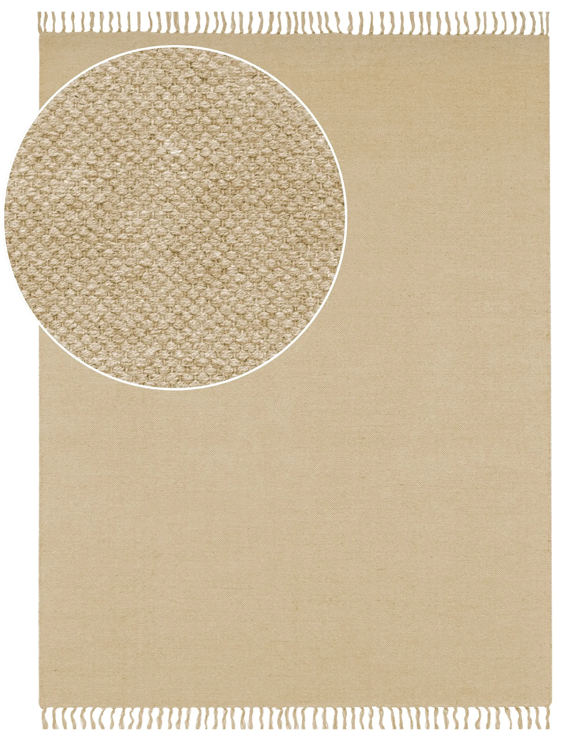 Summer Flat-Woven Rug - Cream image