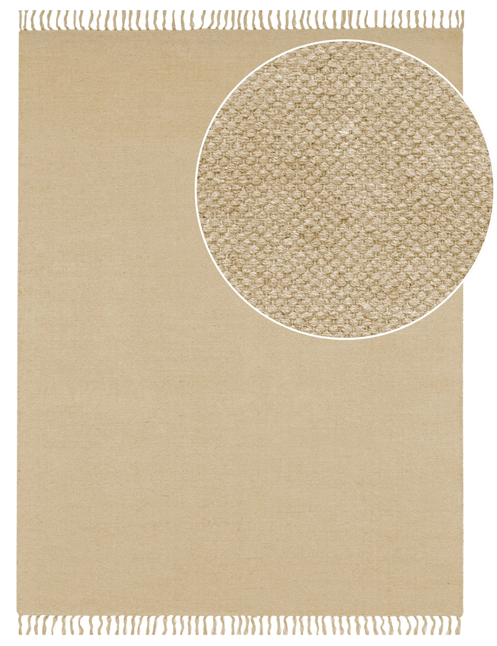 Summer Flat-Woven Rug - Cream