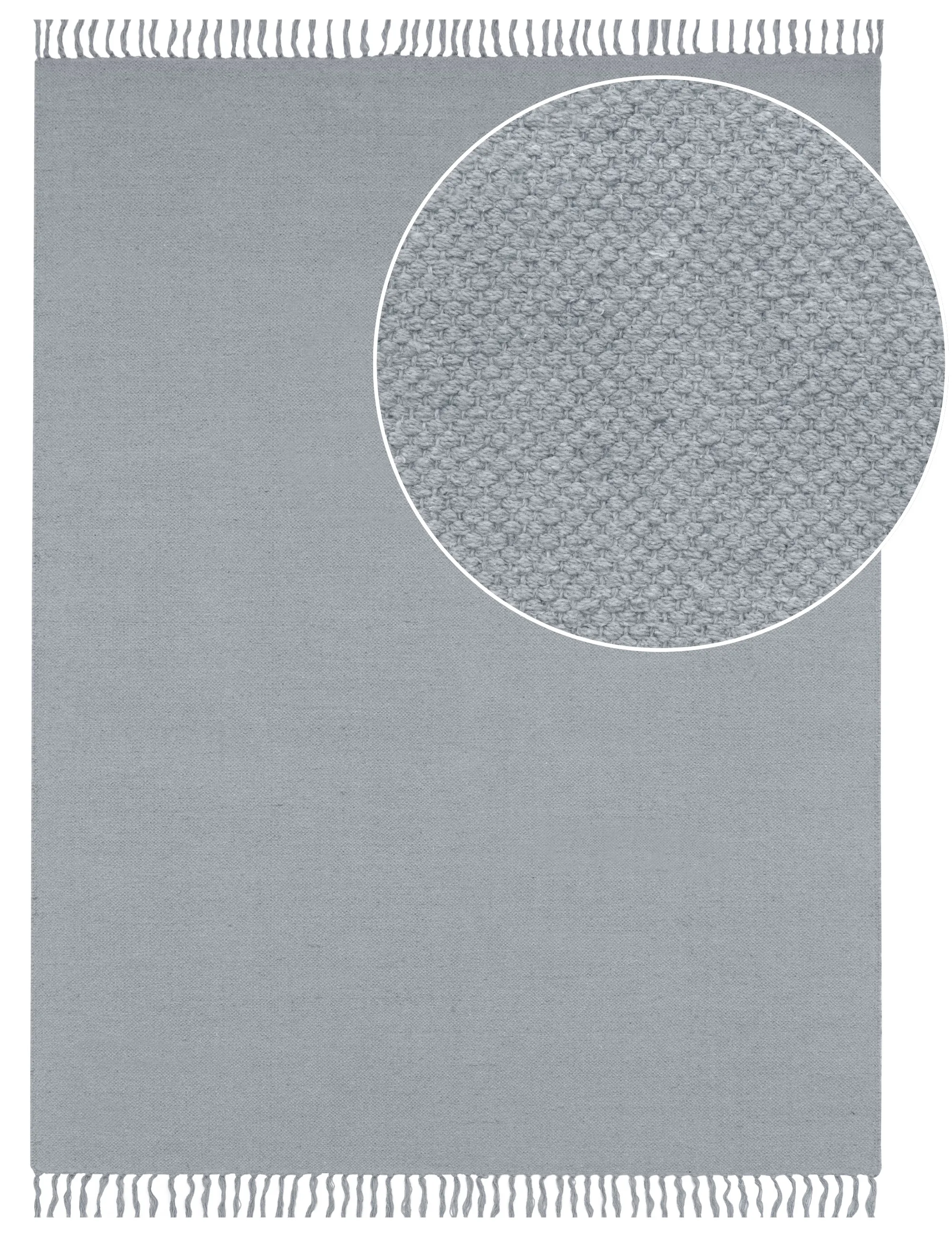Summer Flat-Woven Rug - Grey