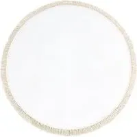 Swellon Round Washable Rug - Beige