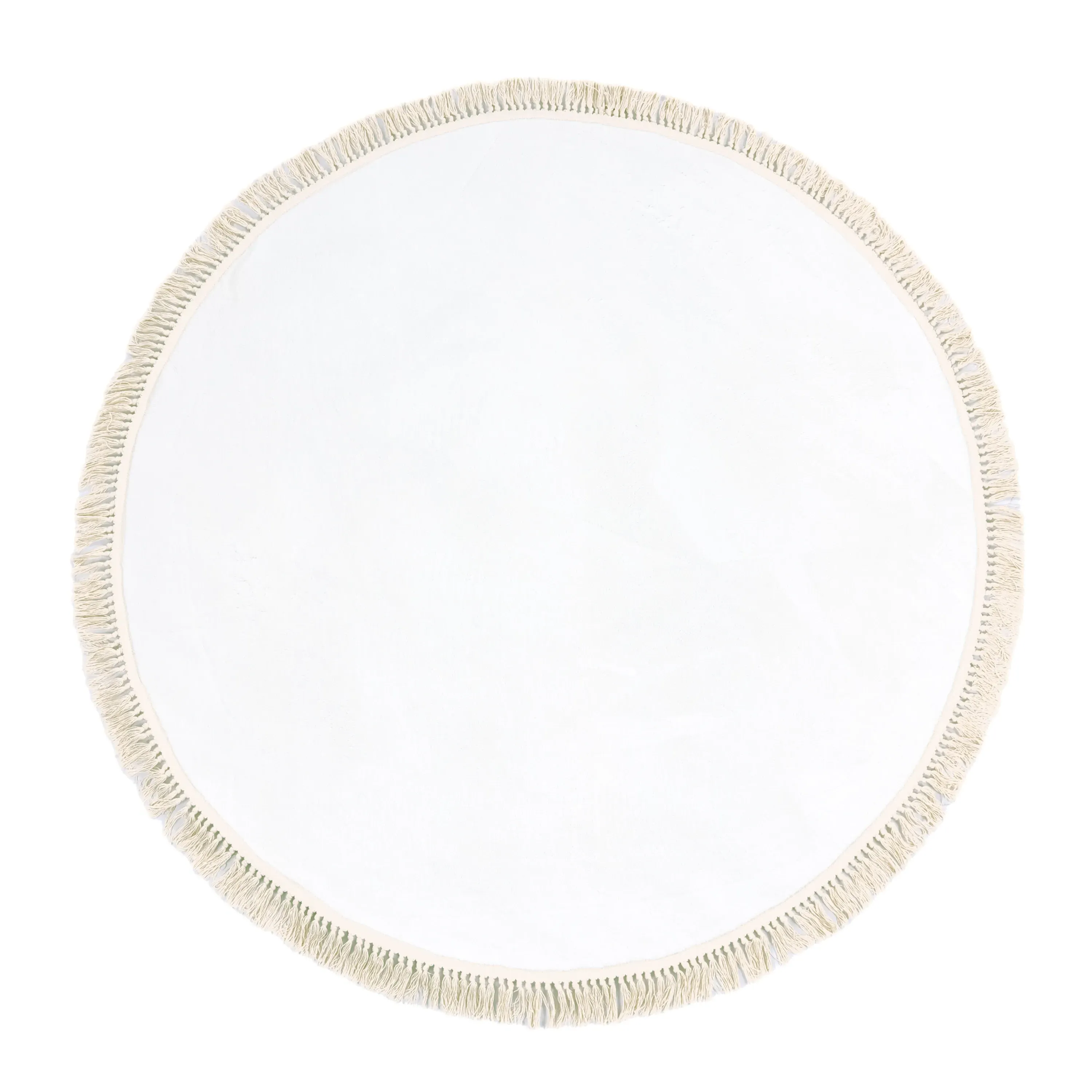 Swellon Round Washable Rug - Beige image