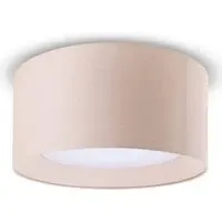 Talis Ceiling Light - Beige, Cotton Polyester
