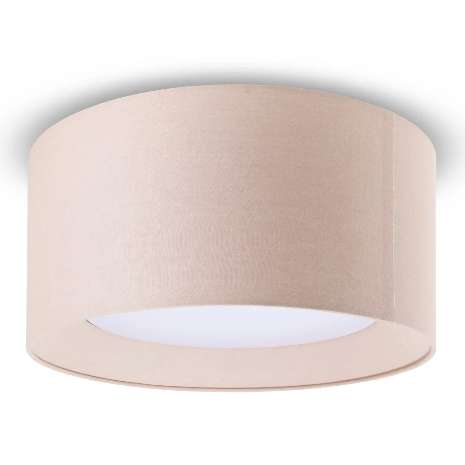 Talis Ceiling Light - Beige, Cotton Polyester