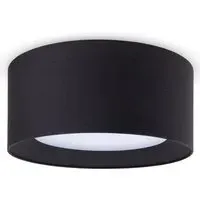 Talis Ceiling Light - Black, Cotton Polyester