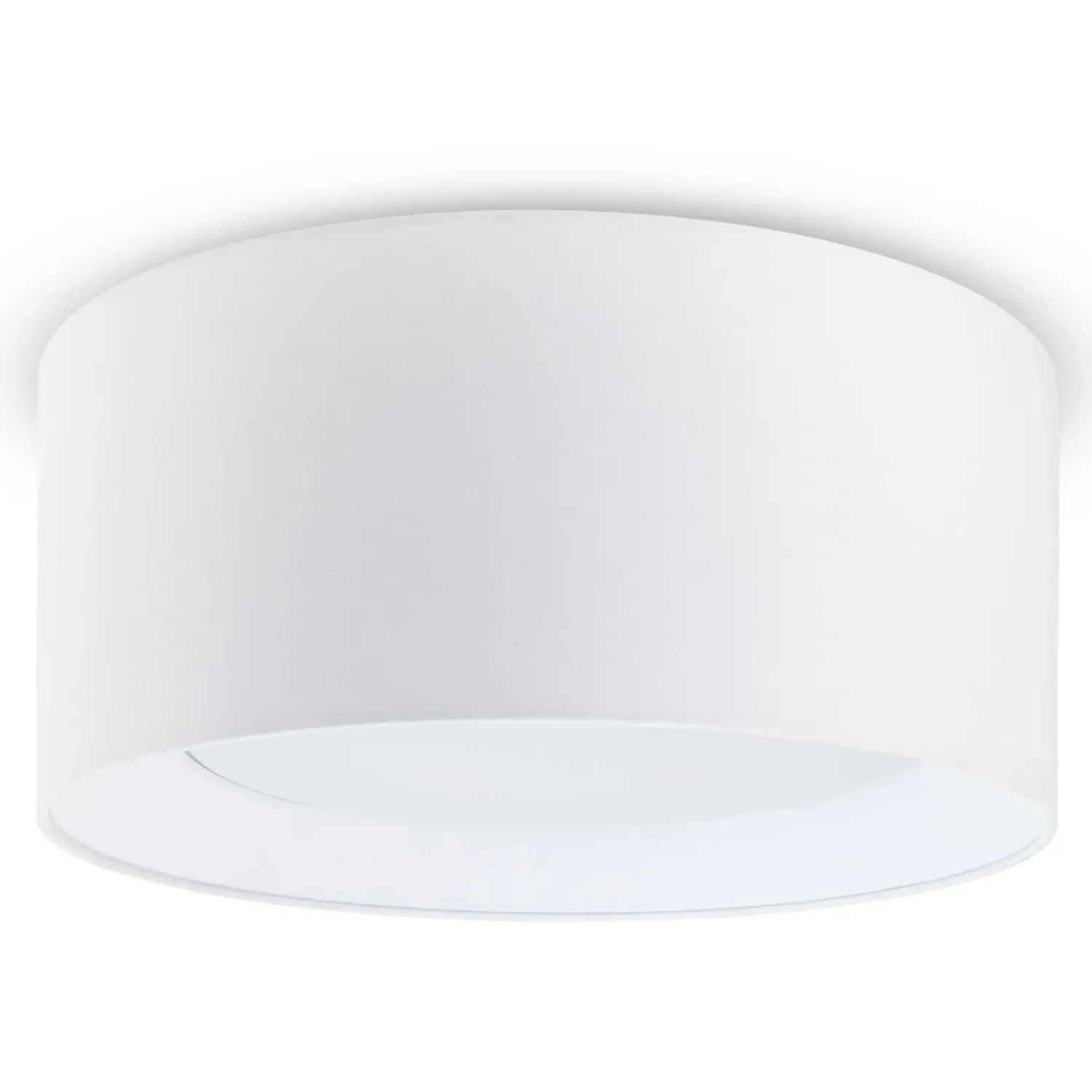 Talis Ceiling Light - White, Cotton Polyester