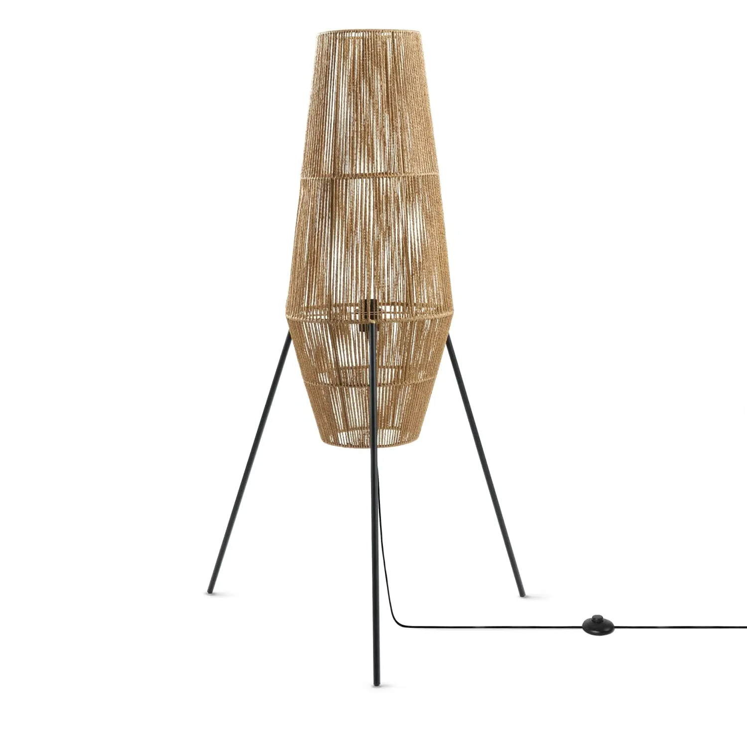Taro Floor Lamp - Brown