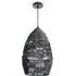 Taro Pendant Light with Adjustable Length - Black, Steel