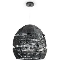 Taro Pendant Light with Adjustable Length - Black, Steel
