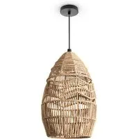 Taro Pendant Light with Adjustable Length - Nature, Steel